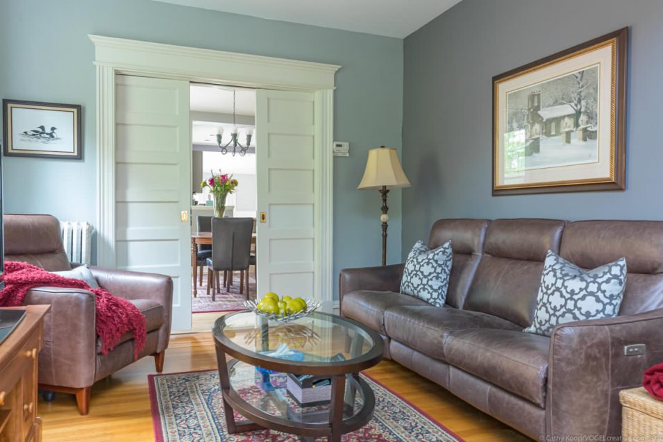 Sitting room at 164 Duke Street, Hamilton