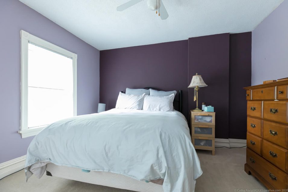 Guest bedroom at 164 Duke Street, Hamilton